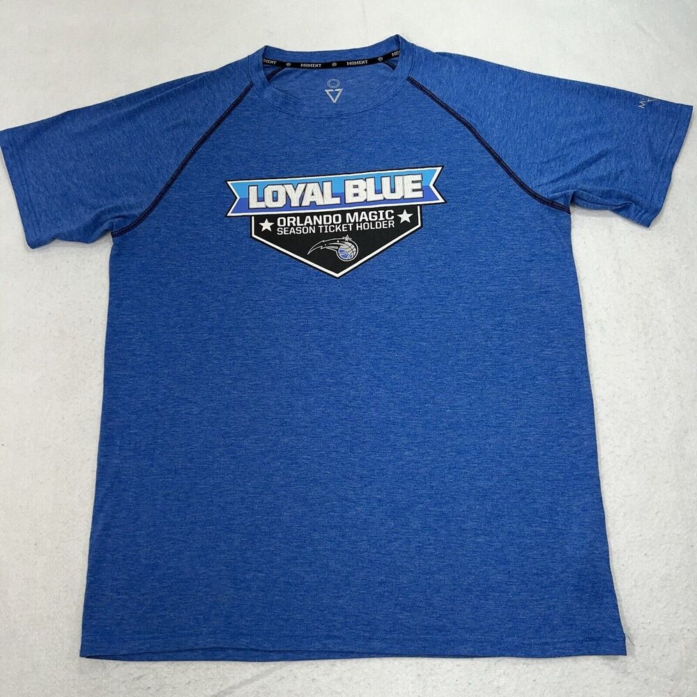 Orlando Magic Loyal Blue Men's Large Season Ticket Holder Graphic T Shirt